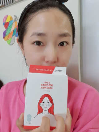 자이엘 S.O.S 레드 칙 케어팩 2 Box — 5점을 준 리뷰어가 2020년 4월 올린 사용 사진