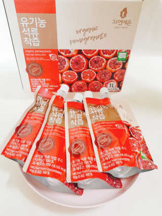 자연에온 유기농 석류 착즙 100mL 10개입 2BOX — 5점을 준 리뷰어가 2020년 11월 올린 사용 사진