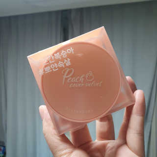 [블랙루즈] 피치 커버 벨벳 쿠션 2종 중 택1 — 5점을 준 리뷰어가 2020년 12월 올린 사용 사진