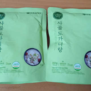 한촌몰 설렁탕집 가마솥 도가니탕 350g x 2팩 — 5점을 준 리뷰어가 2020년 7월 올린 사용 사진