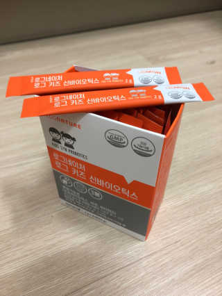 로그네이처 로그 키즈 신바이오틱스 — 5점을 준 리뷰어가 2020년 8월 올린 사용 사진