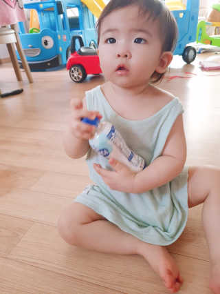 남양유업 [ 아인슈타인 ] 머리가 마시는 아인슈타인 킨더밀쉬 — 5점을 준 리뷰어가 2020년 7월 올린 사용 사진