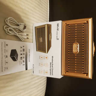SEVIZ GOLD20W 레트로 블루투스 스피커 — 3.5점을 준 리뷰어가 2020년 6월 올린 사용 사진