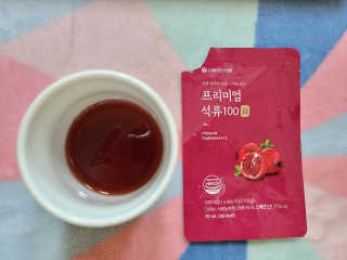 서울약사신협 약사신협_석류100_70ml x 30포 — 5점을 준 리뷰어가 2020년 9월 올린 사용 사진