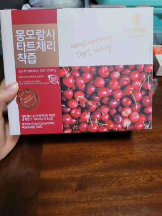 자연에온 몽모랑시 타트체리 착즙 100mL 10개입 2BOX — 5점을 준 리뷰어가 2020년 11월 올린 사용 사진