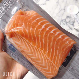동원산업 항공직송 동원생연어_400g — 5점을 준 리뷰어가 2020년 4월 올린 사용 사진