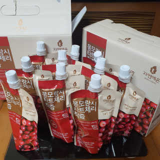 자연에온 몽모랑시 타트체리 착즙 100mL 10개입 2BOX — 5점을 준 리뷰어가 2020년 11월 올린 사용 사진