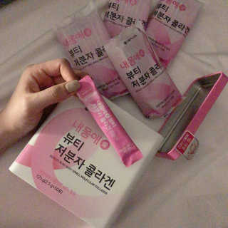 서울약사신협_내몸애뷰티저분자콜라겐_2.5g 50포 — 5점을 준 리뷰어가 2020년 5월 올린 사용 사진