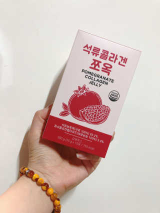 조은약초 석류콜라겐 석류즙 석류쪼옥 젤리 스틱 15포 x 20g — 5점을 준 리뷰어가 2020년 7월 올린 사용 사진