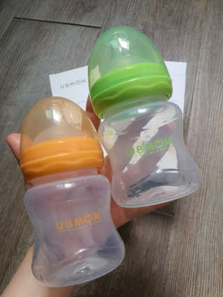 유비맘 신생아젖병 120ml 트리플팩_ 젖꼭지 포함 — 4.5점을 준 리뷰어가 2020년 6월 올린 사용 사진
