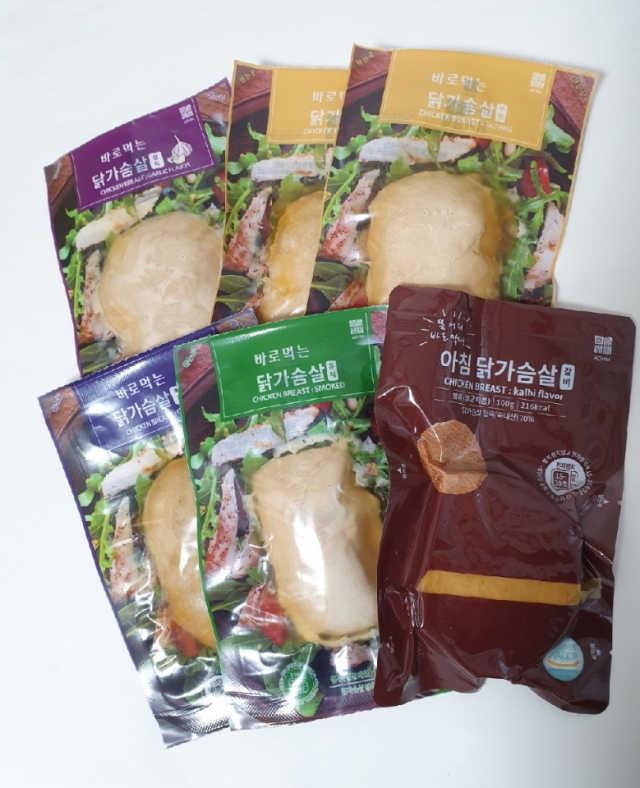 바로 먹는 아침 실온보관 닭가슴살 6종 리뷰 사진