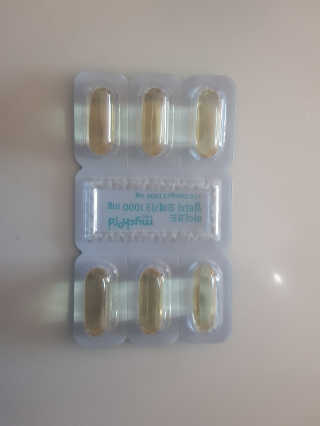 JW중외제약 마이코드 알티지 오메가3 1000 mg — 5점을 준 리뷰어가 2020년 7월 올린 사용 사진