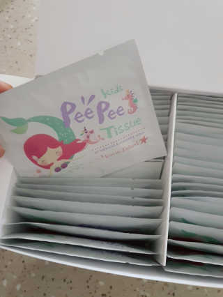 코리인제이아일랜드 키즈 피피티슈  Kids Pee Pee Tissue — 5점을 준 리뷰어가 2020년 11월 올린 사용 사진