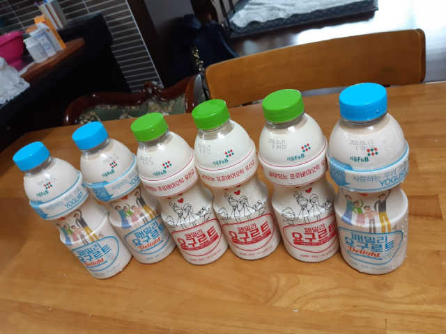 패밀리 요구르트 6병 리뷰 사진