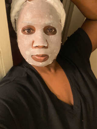 트리티스 [Treatis] Facial Sheet Mask — 5점을 준 리뷰어가 2020년 11월 올린 사용 사진