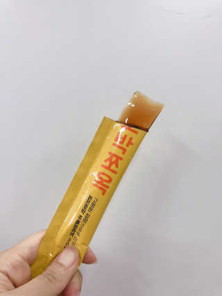 조은약초 국산 늙은 호박즙 호박쪼옥 젤리 20g x 15포 — 5점을 준 리뷰어가 2020년 8월 올린 사용 사진