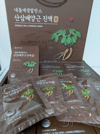 서울약사신협 약사신협_산삼배양근 진액_70ml x 30포 — 5점을 준 리뷰어가 2020년 9월 올린 사용 사진