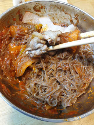 [해주냉면] 신천맛집 매운 비빔냉면 2인분 + 무절임 — 5점을 준 리뷰어가 2020년 5월 올린 사용 사진