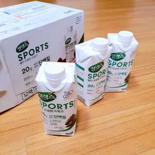 셀렉스스포츠 셀렉스 스포츠 드링크 초콜릿 _ 330ml x 12팩 — 5점을 준 리뷰어가 2020년 10월 올린 사용 사진