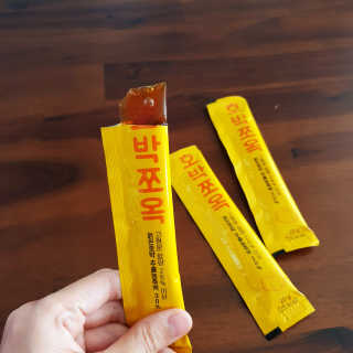 조은약초 국산 늙은 호박즙 호박쪼옥 젤리 20g x 15포 — 5점을 준 리뷰어가 2020년 7월 올린 사용 사진