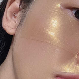 한미려 프리미엄 하이드로겔 마스크 — 5점을 준 리뷰어가 2020년 9월 올린 사용 사진
