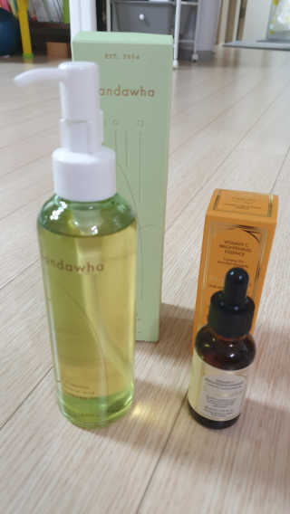 스킨큐어 산다화 순한 클렌징 동백 오일 200ml — 5점을 준 리뷰어가 2020년 4월 올린 사용 사진