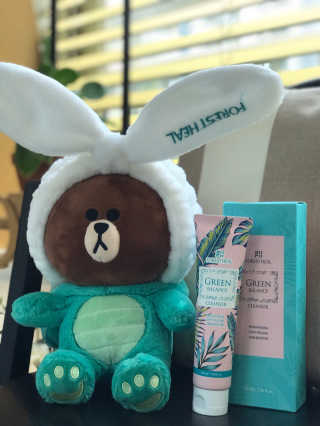 포레스트힐 SS 그린 밸런스 클렌져 100ml + 헤어밴드 — 5점을 준 리뷰어가 2020년 4월 올린 사용 사진
