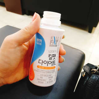 한국야쿠르트 킬팻다이어트 체지방 감소 기능성 유산균 킬팻 다이어트 7개입 — 5점을 준 리뷰어가 2020년 5월 올린 사용 사진
