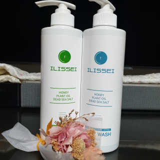 일리세이 허니 샴푸 500ml + 허니 바디워시 500ml 세트 — 5점을 준 리뷰어가 2020년 4월 올린 사용 사진