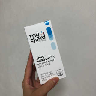 JW중외제약 마이코드 어골칼슘 비타민D — 4점을 준 리뷰어가 2020년 9월 올린 사용 사진