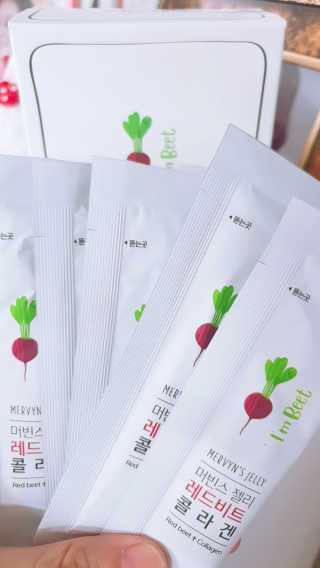 유유네이처 머빈스 젤리 레드비트 콜라겐 — 5점을 준 리뷰어가 2020년 8월 올린 사용 사진