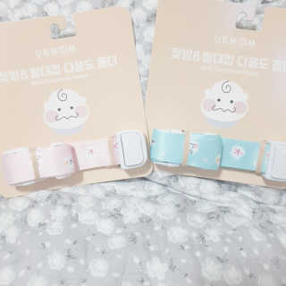 유비맘 젖병 빨대컵 다용도 홀더 1+1 _ 컬러 랜덤 발송 — 5점을 준 리뷰어가 2020년 8월 올린 사용 사진