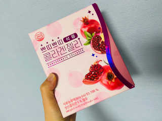 헬스업_쁘띠쁘띠석류콜라겐젤리_20g x 14포 — 5점을 준 리뷰어가 2020년 7월 올린 사용 사진