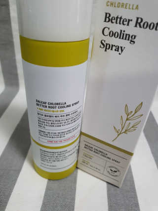달리프 클로렐라 베러 루트 쿨링 스프레이 100ml — 5점을 준 리뷰어가 2020년 8월 올린 사용 사진