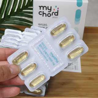 JW중외제약 마이코드 알티지 오메가3 1000 mg — 5점을 준 리뷰어가 2020년 8월 올린 사용 사진
