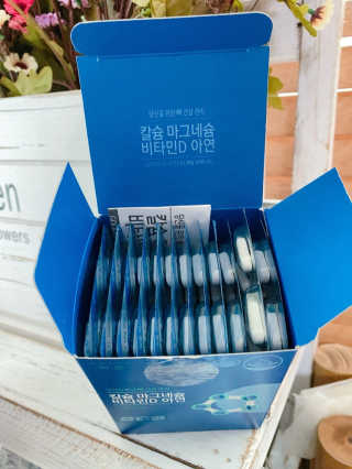 건강한약속 바른 바른 칼슘마그네슘비타민D아연 — 5점을 준 리뷰어가 2020년 5월 올린 사용 사진