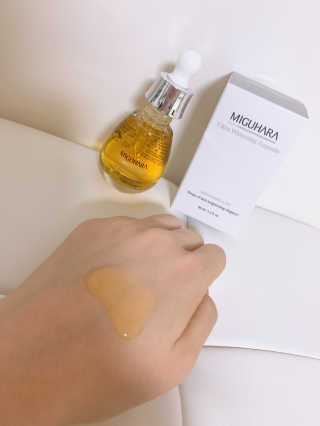 미구하라 울트라 화이트닝 앰플 35ml — 4점을 준 리뷰어가 2020년 5월 올린 사용 사진