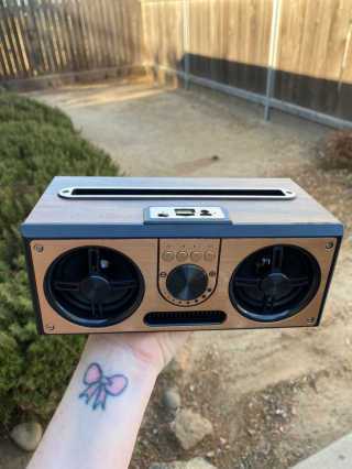SEVIZ RETRO20W 레트로 블루투스 스피커 — 4.5점을 준 리뷰어가 2020년 7월 올린 사용 사진