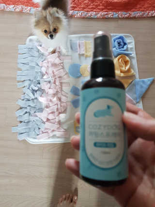 코지독 카밍스프레이 100ml — 3점을 준 리뷰어가 2020년 5월 올린 사용 사진