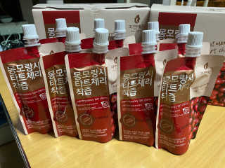 자연에온 몽모랑시 타트체리 착즙 100mL 10개입 2BOX — 5점을 준 리뷰어가 2020년 10월 올린 사용 사진