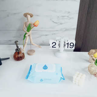아이수 블루니 몬스터 아기 물티슈 — 5점을 준 리뷰어가 2020년 11월 올린 사용 사진