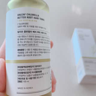 달리프 클로렐라 베러 루트 헤어토닉 100ml — 5점을 준 리뷰어가 2020년 10월 올린 사용 사진
