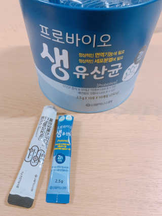 서울약사신협_프로바이오생유산균_2.5G x 100포 — 5점을 준 리뷰어가 2020년 6월 올린 사용 사진