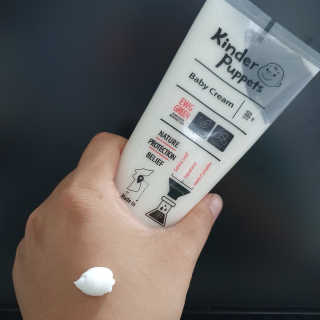 킨더퍼페츠 베이비크림 180ml — 5점을 준 리뷰어가 2020년 9월 올린 사용 사진