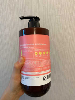 달리프 진저 베러퍼퓸 트리트먼트 1000ml 향 5종 — 5점을 준 리뷰어가 2020년 11월 올린 사용 사진