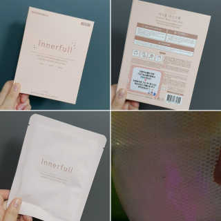 이너풀 하이 모이스처라이징 바이오셀룰로오스 마스크 — 5점을 준 리뷰어가 2020년 9월 올린 사용 사진