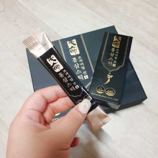 헬스업_천명진프리미엄홍삼스틱_10ml x 30포 — 5점을 준 리뷰어가 2020년 8월 올린 사용 사진