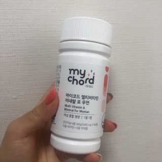 JW중외제약 마이코드 멀티비타민미네랄 포 우먼 — 5점을 준 리뷰어가 2020년 8월 올린 사용 사진