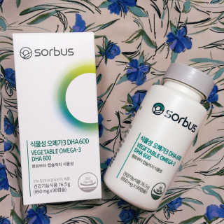 소버스 식물성 오메가3 DHA 600 — 5점을 준 리뷰어가 2020년 4월 올린 사용 사진
