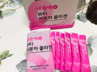 서울약사신협_내몸애뷰티저분자콜라겐_2.5g 50포 — 5점을 준 리뷰어가 2020년 4월 올린 사용 사진